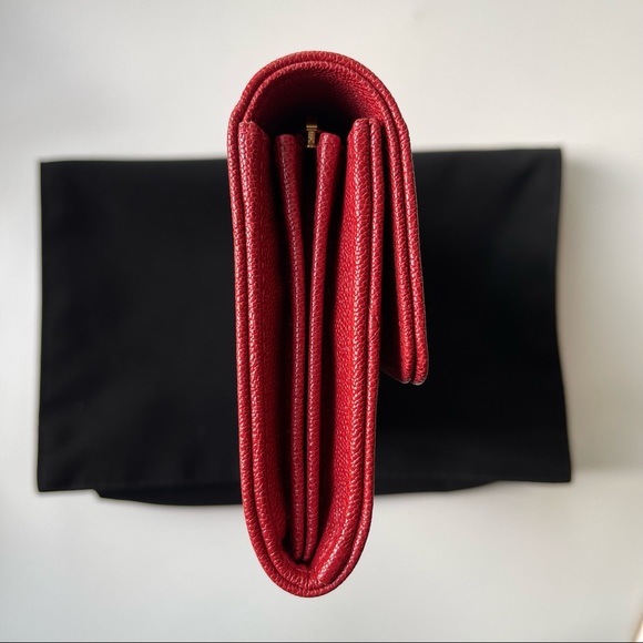 Red CHANEL Boy Wallet - Picture 3 of 6